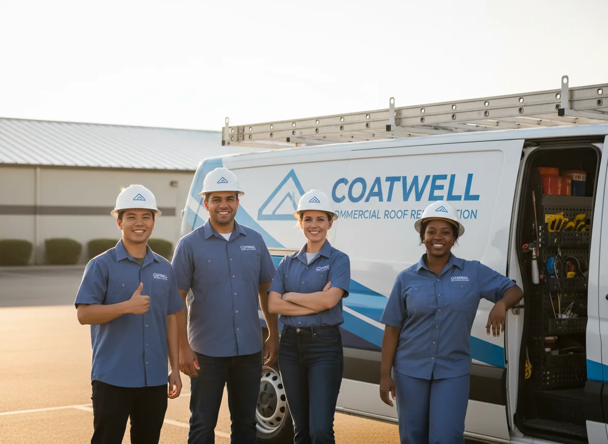 Commercial roof coating company in Mystic, CT